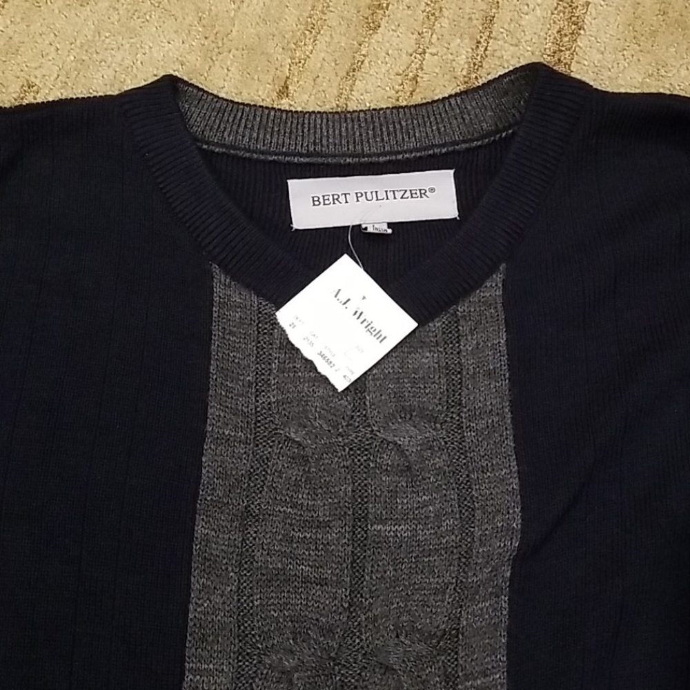 Nwt! Bert Pulitzer L mens sweater